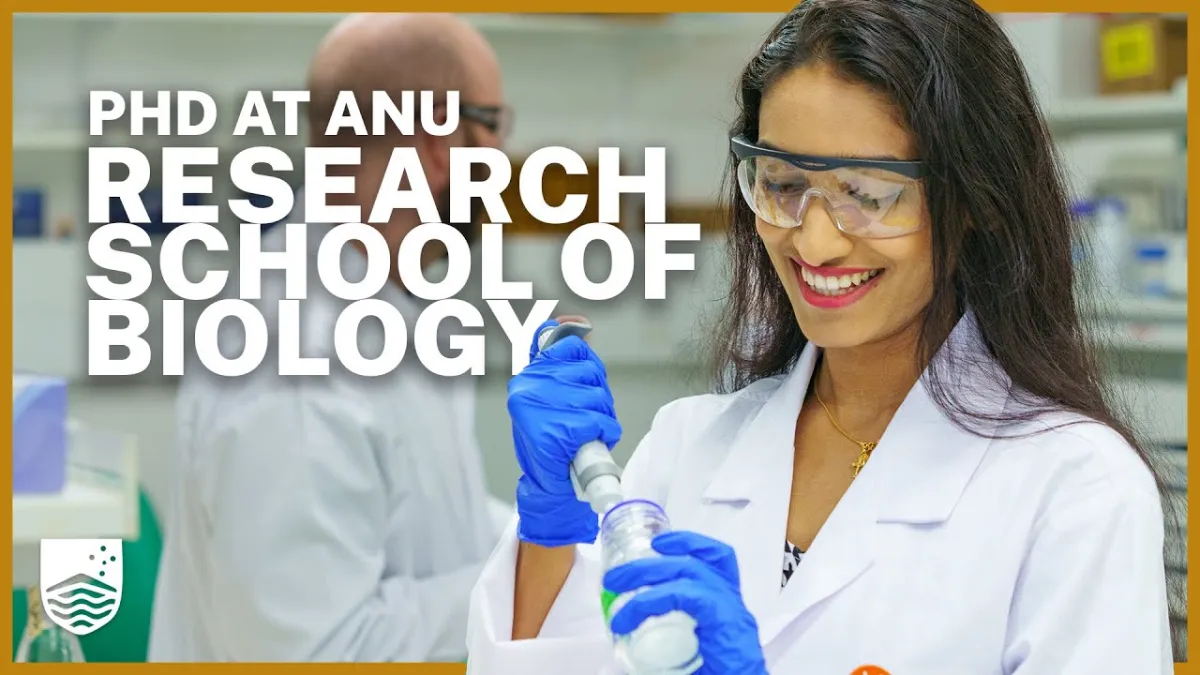 PhD at ANU Research School Of Biology